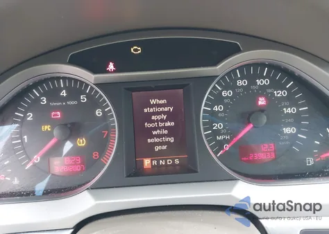 2007 Audi A6 4.2 from USA, damaged, VIN WAUDV74FX7N028778